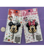 Disney Mickey &amp; Minnie Mouse Key Covers Set - Double the Magic, Double t... - £23.36 GBP