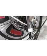 2 White 5/8 Sissybar Caps fit Sears Screamer Murray Eliminator Muscle Bike - £7.03 GBP