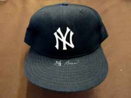 Yogi Berra Wsc Mvp New York Yankee Signed Auto Vintage New Era Pro Model Hat Jsa - £310.31 GBP