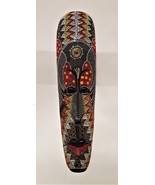 Vintage Hand Carved Bal Mask Hand Painted Carved Traditional Indonesian ... - £62.27 GBP