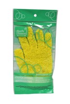 Exfoliating Bath Glove Yellow - £4.10 GBP