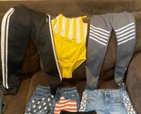Justice Clothes 3 shorts, 1 swimsuit, 2 pants Size 10 and 8 - $11.83
