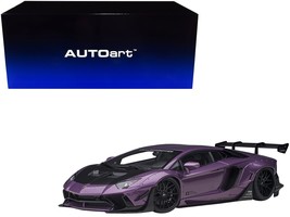 Lamborghini Aventador Liberty Walk LB-Works Viola SE30 Purple Metallic with Car - $325.10