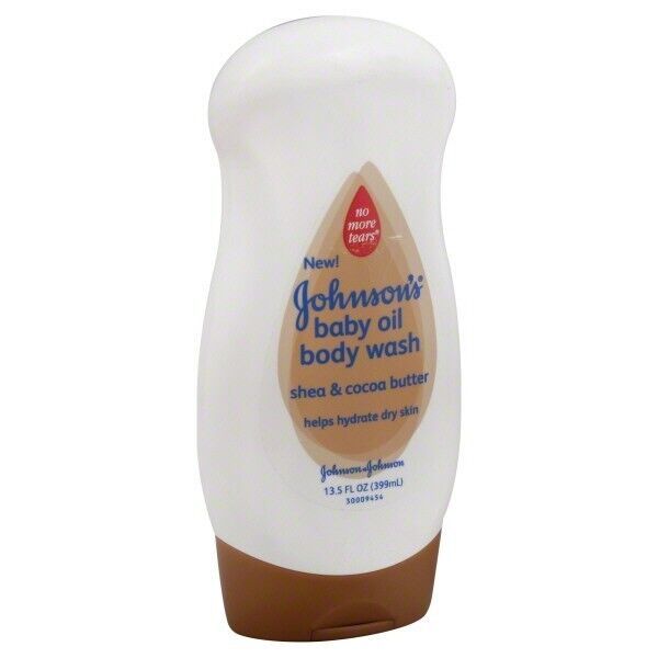 Johnsons Baby Oil BODY WASH SHEA & COCOA BUTTER 13.5 fl oz DISCONTINUED HTF - $44.99