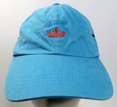 Peter Millar Teal Embroidered Crown Logo Baseball Adjustable Cap Hat - $14.24