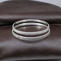 Indisch Echtes Sterling Silber Süß Damen Armreifen Armband (Kangan) Paar - £72.70 GBP+