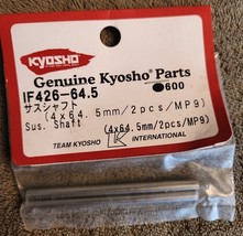 Kyosho IF426-64.5 4x64.5mm Suspension Shaft 2pcs MP9 Discontinued Old St... - $12.85