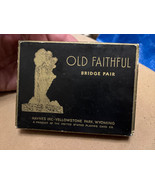 1943 Old Faithful Bridge Pair Double playing Card Deck Haynes US playing... - $11.87