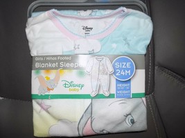 Disney Baby Dumbo Footed Sleeper Size 24 Months New - £17.50 GBP