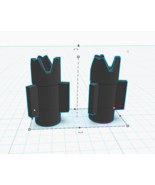 Fits for Tandberg 3600  9100 and other Trident Locking 2 Piece Set 3D - $219.42 MXN