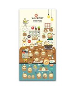 CUTE GAMJA STICKERS Korean Potato Food Puffy Vinyl Sticker Sheet Craft S... - $3.41 CAD