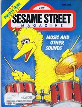 ORIGINAL Vintage Sesame Street Magazine April 1986 Big Bird Cover - £15.49 GBP