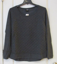 32 Degrees Heat Long Sleeve Scoopneck Sweatshirt Gray Women&#39;s Sz XL NWT - $342.78 MXN