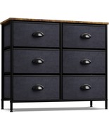 Sorbus Dresser w/ 6 Drawers - Furniture Tall Storage Organizer Unit for ... - £110.61 GBP