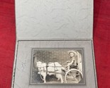 OOAK Photo 1930 Little Boy on Goat Powered Drawn Cart Denver Cardboard F... - $19.75