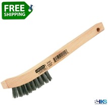 Lincoln Electric Stainless Steel Welding Wire Brush 9 in. Long Wooden Ha... - $8.71