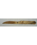 B Hayman Los Angeles vintage advertising letter opener ruler copper farm... - $495.02 MXN