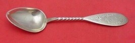 Bailey and Co Coin Silver Teaspoon Twisted Bright-Cut 6&quot; Flatware Heirloom - $1,677.57 MXN