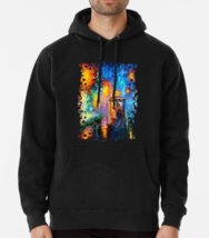 Mysterious Man at beautiful Rainbow Place Pullover Hoodie - £26.72 GBP