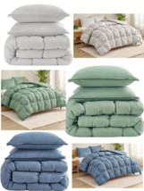 Casual Living Zuri Mega Puff 3-Pc Reversible Comforter Set, King Colors ... - $89.99