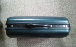 Vintage Samsonite Hardside Rolling Suitcase Silhouette 51983 USA Made Dark Green - £19.97 GBP