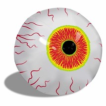 Creepy Big 16&quot; Inflatable Eyeball Halloween Haunted House Prop Zombie Ey... - $8.86