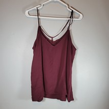 No Boundaries Womens Tank Top 2XL Maroon Sleeveless With Tags - £6.90 GBP