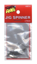 Arkie Jig Spinner Fish Lure, Chrome, Pack of 2 - $2.49