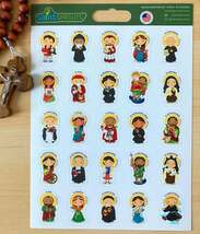 All Saints Sticker Sheet / Bullet Journal Saint Sticker Sheet: Version 3 - $137.58 MXN
