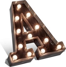 Led Marquee Letter Lights Cool Black Light Up Letters Sign For Wedding Home, A - £18.82 GBP