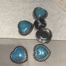 5-Heart shape, clip buttons - $4.94