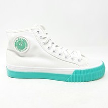 PF Flyers Center Hi White Teal Womens Retro Casual Sneakers PM12OH1W - £39.11 GBP