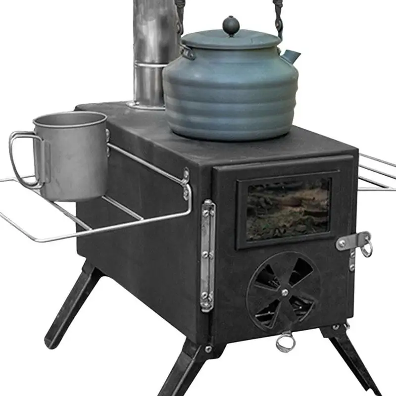 Tent Stove Camping Wood Stove Folding Stoves Fire Wood Heater For Winter - £228.79 GBP
