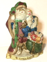 vintage RSVP Santa&#39;s of Nations figurine 1991 England 4 inches tall Chri... - $6.92