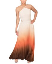 RACHEL RACHEL ROY Women&#39;s Lively Ombré Pleated Dress Brown Ombre Size 12 $169 - £38.15 GBP