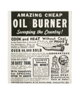 1941 United Factories Oil Burner Advertisement Vintage Home Heating DWF25 - $367.32 MXN