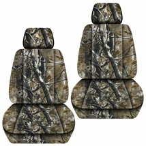 Front set car seat covers fits Chevy Equinox  2005-2020   camo woods - £54.72 GBP
