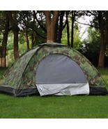 Stealthy Haven: Double-Person Outdoor Camping Camouflage Tent - £46.41 GBP