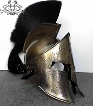 King Leonida 300 Film Spartan Medievale Romana Casco Halloween Costume Casco - £65.28 GBP