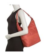 Hobo Entrine Whipstitch Leather Shoulder Tote Bag, Leather, Orange (Ging... - $149.00
