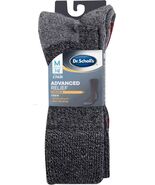 Dr. Scholls 2 PAIR Diabetes Advanced Relief Blister Crew Socks GRAY/GRAY... - €18,48 EUR