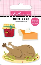One Fall Day Bella-Pops 3D Stickers-Fall Feast BB2810 - $16.82