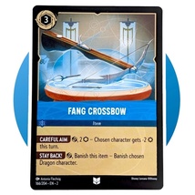 Rise of the Floodborn Disney Lorcana Card (QQ40): Fang Crossbow 166/204 - £2.29 GBP