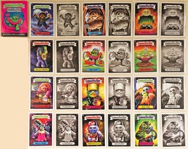 1ST EDITION Topps Garbage Pail Kids x Universal Monsters 24 Card Set 2019 GPK - £112.73 GBP