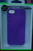 Belkin Grip Neon Glo Case for iPhone 5 - Purple - BRAND NEW IN PACKAGE - £7.90 GBP
