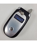 Motorola V557 Silver/Black Cingular Flip Phone - £23.89 GBP
