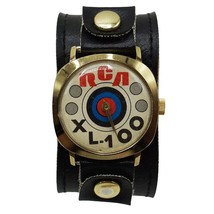 RCA XL-100 Televisione Promozionale Orologio da Polso Meccanico Carica Pelle - $64.35