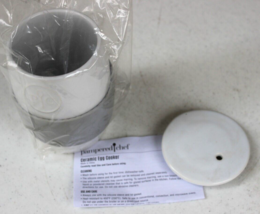 New Pampered Chef Ceramic Egg Cooker #1529 Complete W/ Instructions - £7.86 GBP