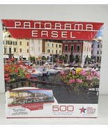Panorama Boat Harbor Marina 500 Pieces Puzzle Great American Puzzle Factory - $28.87 CAD