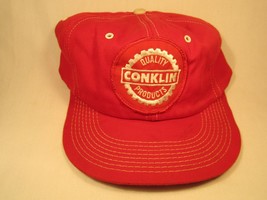 VINTAGE HAT Mens Cap CONKLIN QUALITY PRODUCTS [Z26b] - £20.06 GBP